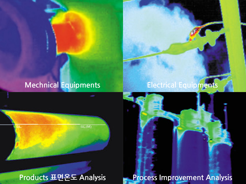 Infrared_Thermography, 열화상 진단 관련 사진